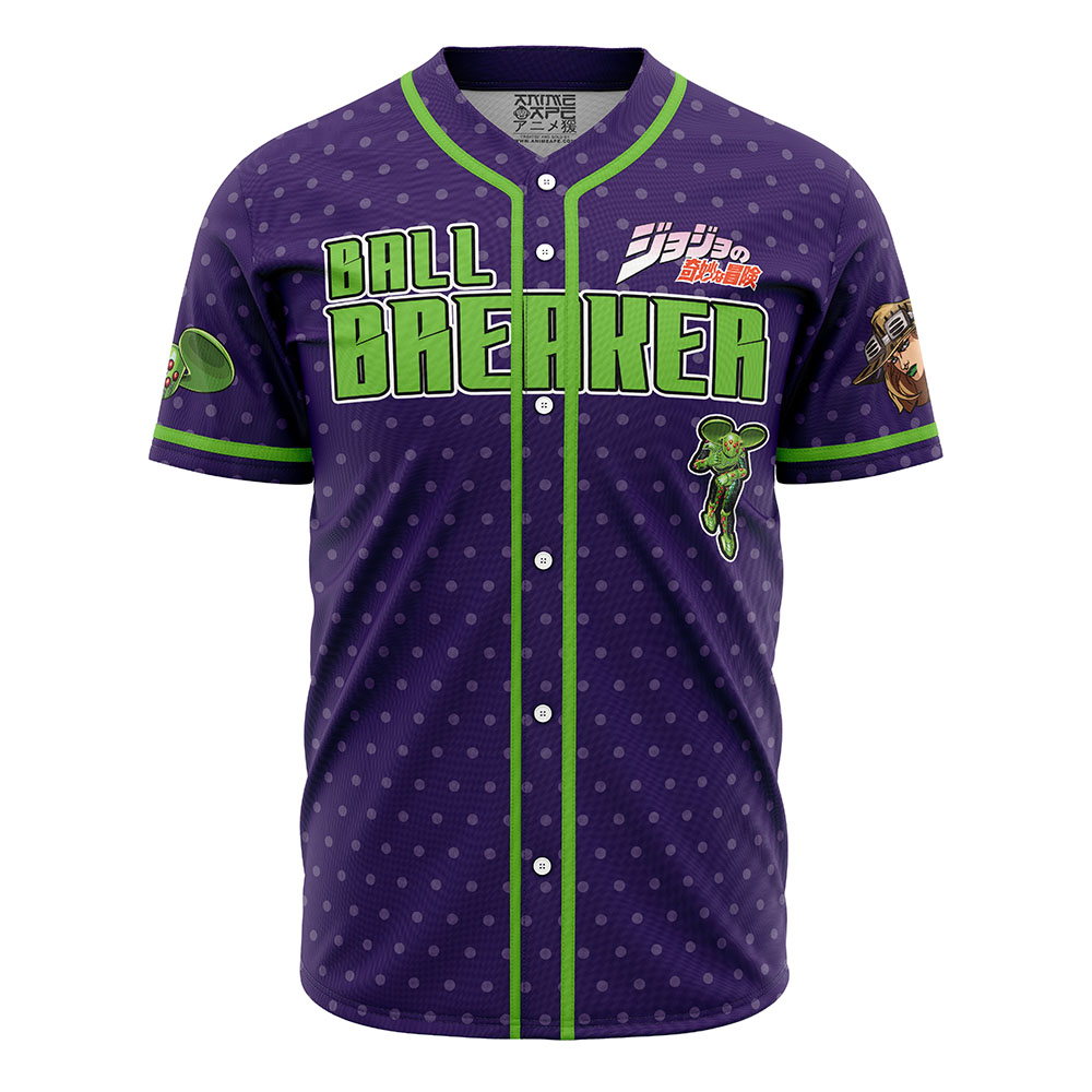 Gyro Zeppeli Ball Breaker JJBA Baseball Jersey