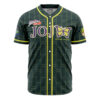 Jolyne Cujoh Stone Ocean JBA AOP Baseball Jersey FRONT Mockup - JoJo's Bizarre Adventure UK Shop