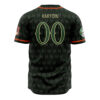 Kakyoin Hierophant Green JBA AOP Baseball Jersey BACK Mockup - JoJo's Bizarre Adventure UK Shop