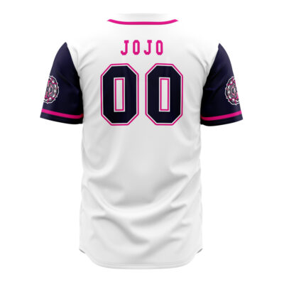 Passione Gang Golden Wind JBA AOP Baseball Jersey AOP Baseball Jersey BACK Mockup - JoJo's Bizarre Adventure UK Shop