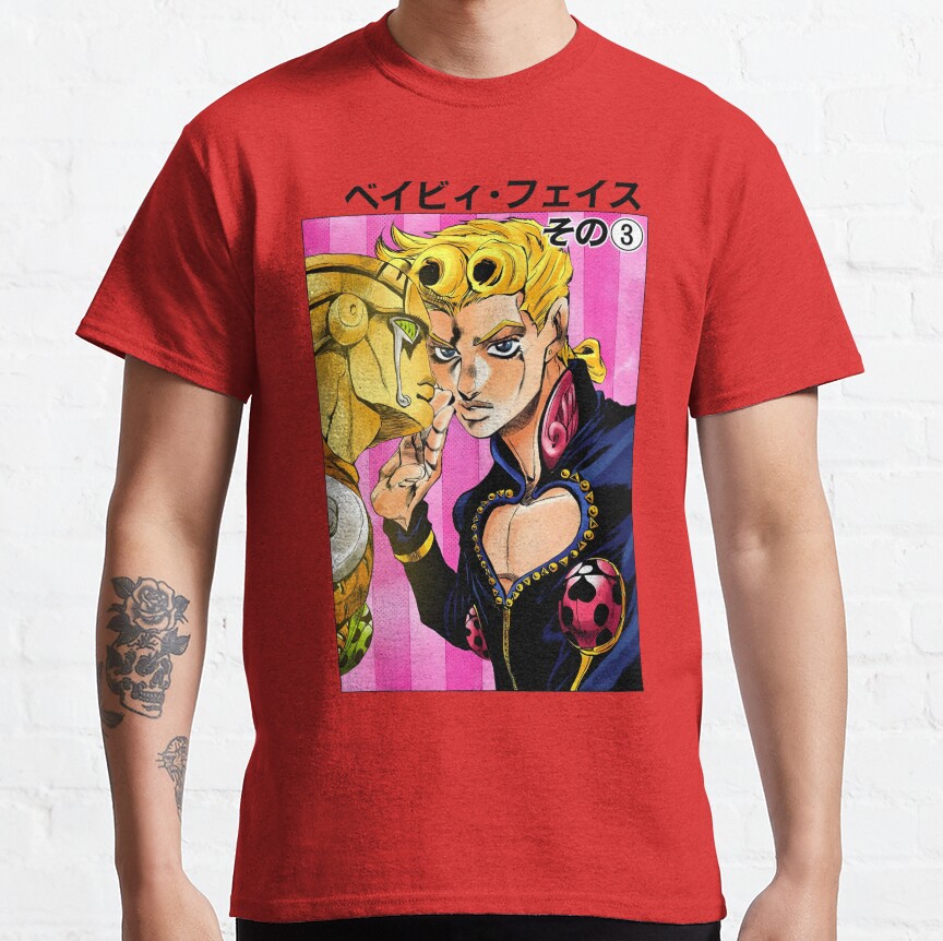 Giojo With His Stand T-Shirt - Image 7