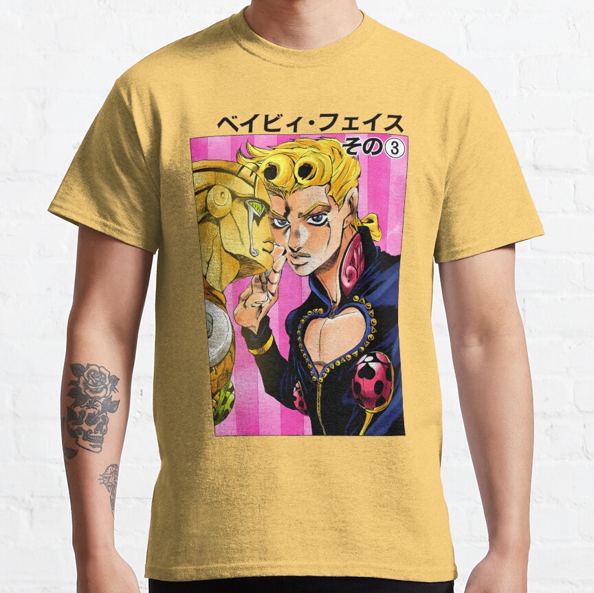Giojo With His Stand T-Shirt - Image 5