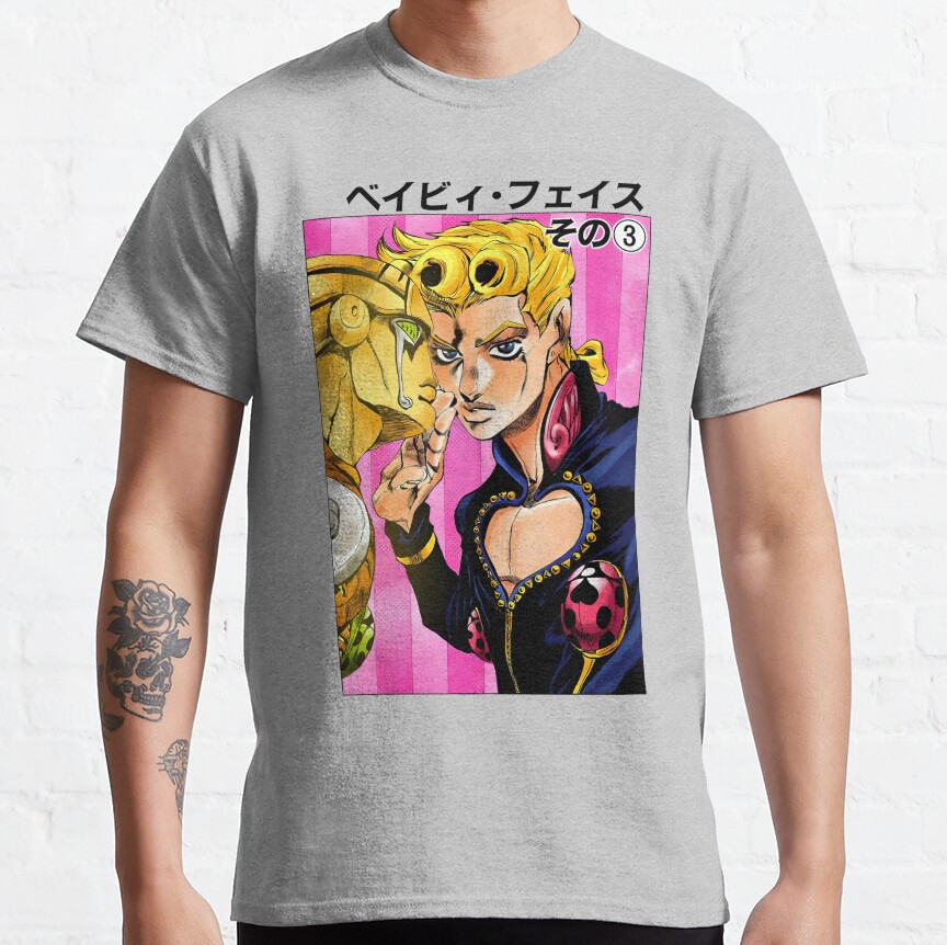 Giojo With His Stand T-Shirt - Image 6
