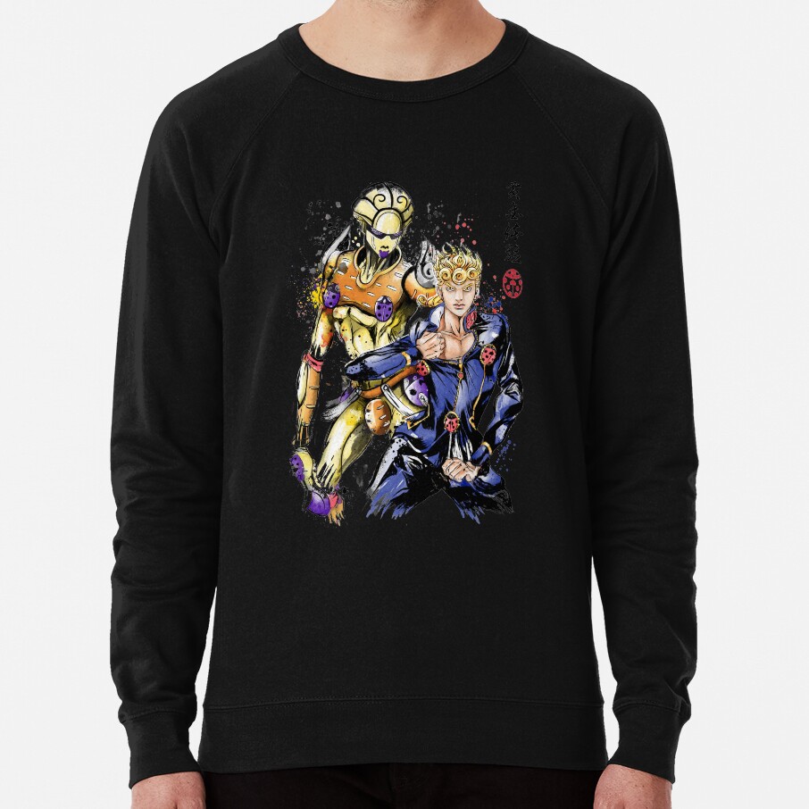 Gold Expierence Watercolor Sweatshirt - Image 4