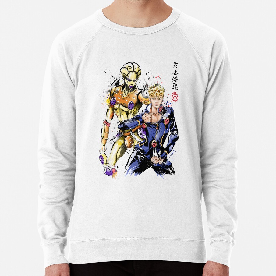 Gold Expierence Watercolor Sweatshirt - Image 6