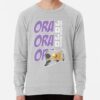 ssrcolightweight sweatshirtmensheather greyfrontsquare productx1000 bgf8f8f8 - JoJo's Bizarre Adventure UK Shop