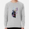 ssrcolightweight sweatshirtmensheather greyfrontsquare productx1000 bgf8f8f8 6 - JoJo's Bizarre Adventure UK Shop