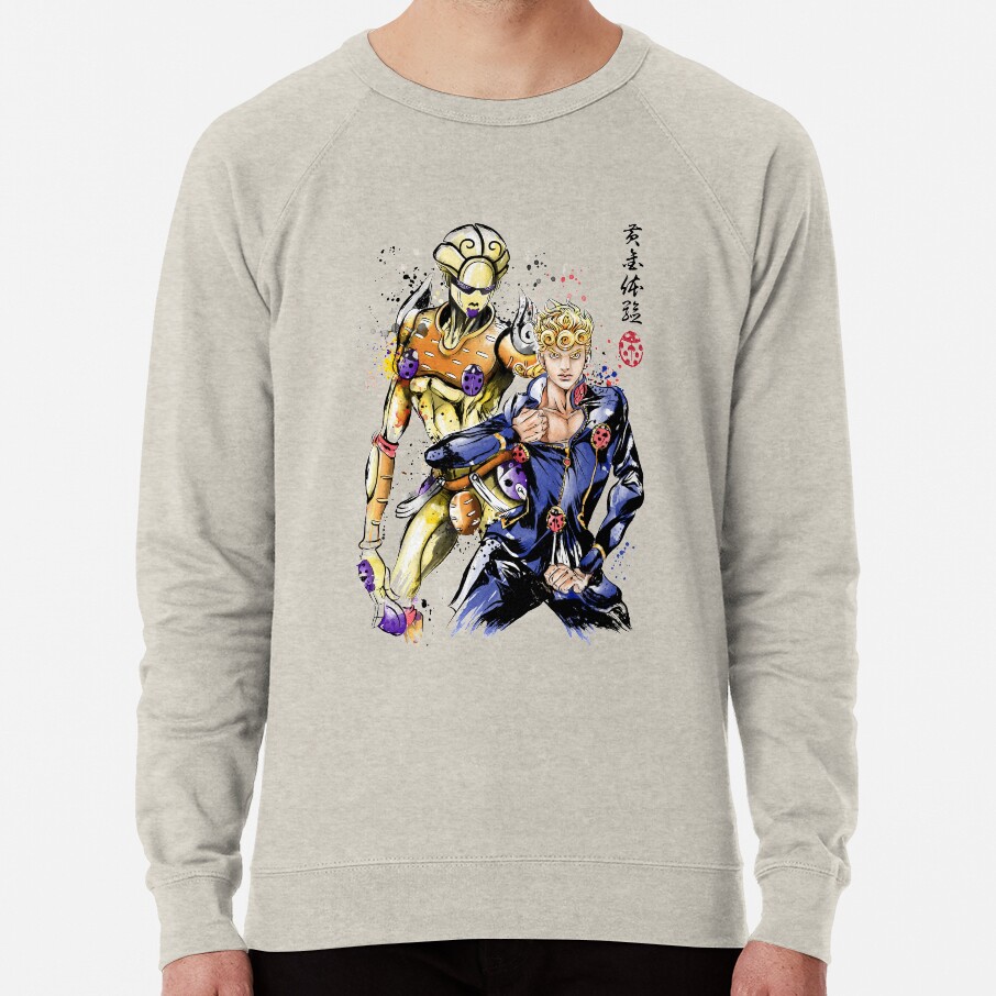 Gold Expierence Watercolor Sweatshirt - Image 7