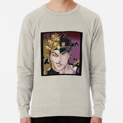 ssrcolightweight sweatshirtmensoatmeal heatherfrontsquare productx1000 bgf8f8f8 30 - JoJo's Bizarre Adventure UK Shop