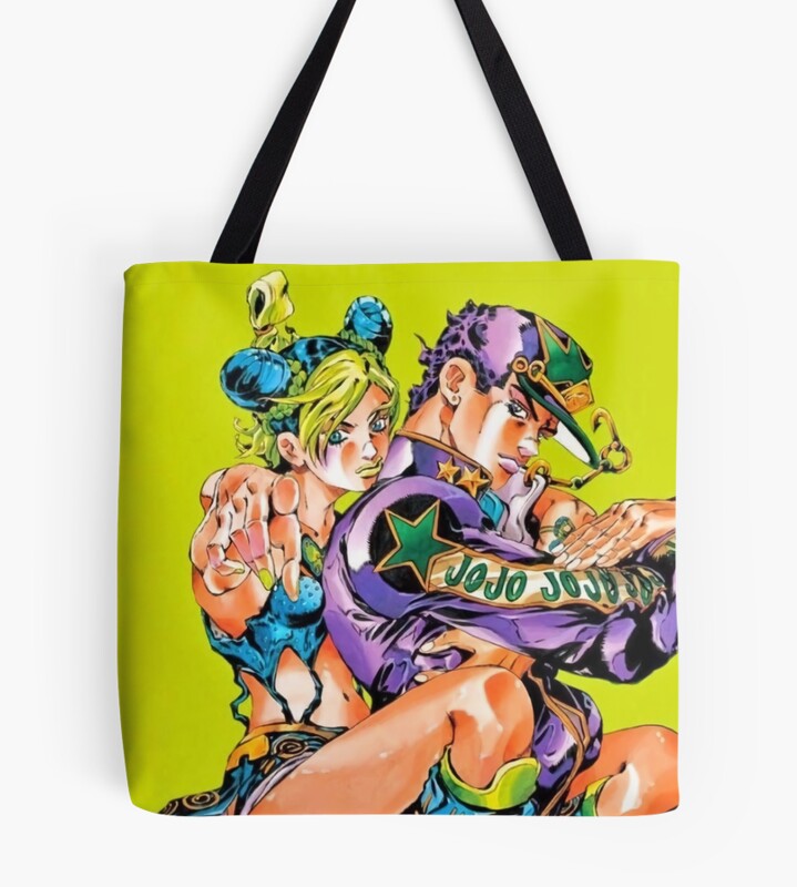 Cool Art Of Jojos Adventures Bizarres Film Tote Bag