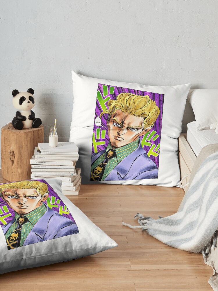 Psycho Villain Manga Panel Throw Pillow - Image 2