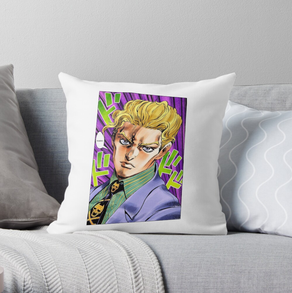 Psycho Villain Manga Panel Throw Pillow