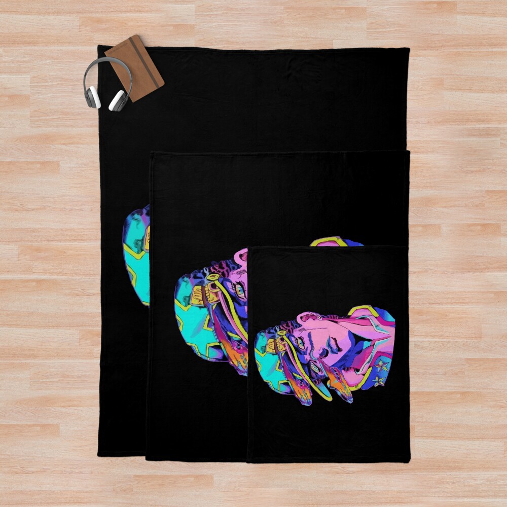 Kujo Jotaro Throw Blanket - Image 3
