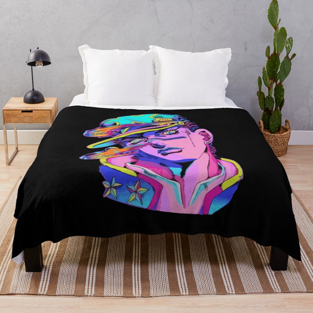 Kujo Jotaro Throw Blanket