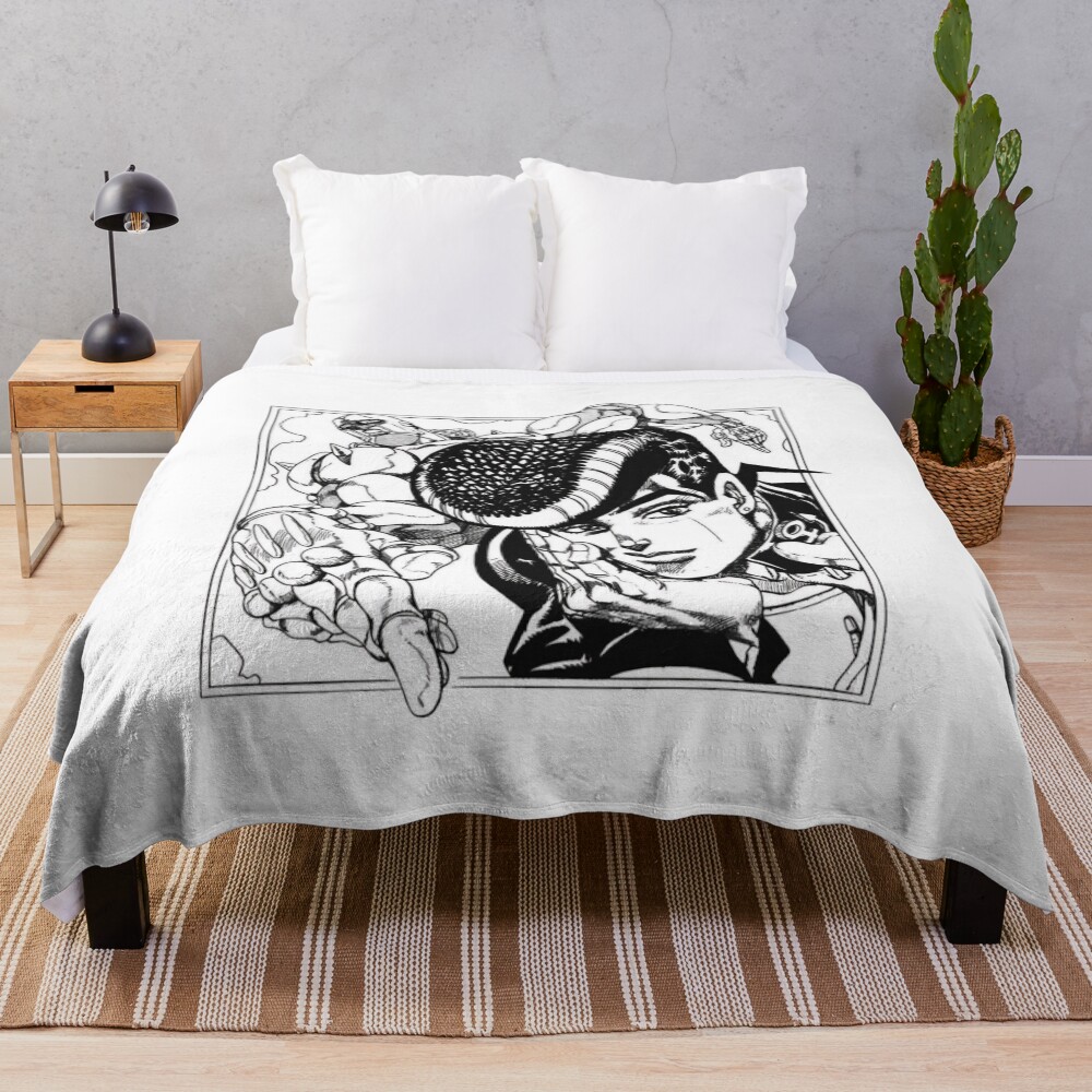 Powerful Stand User Bassic Throw Blanket