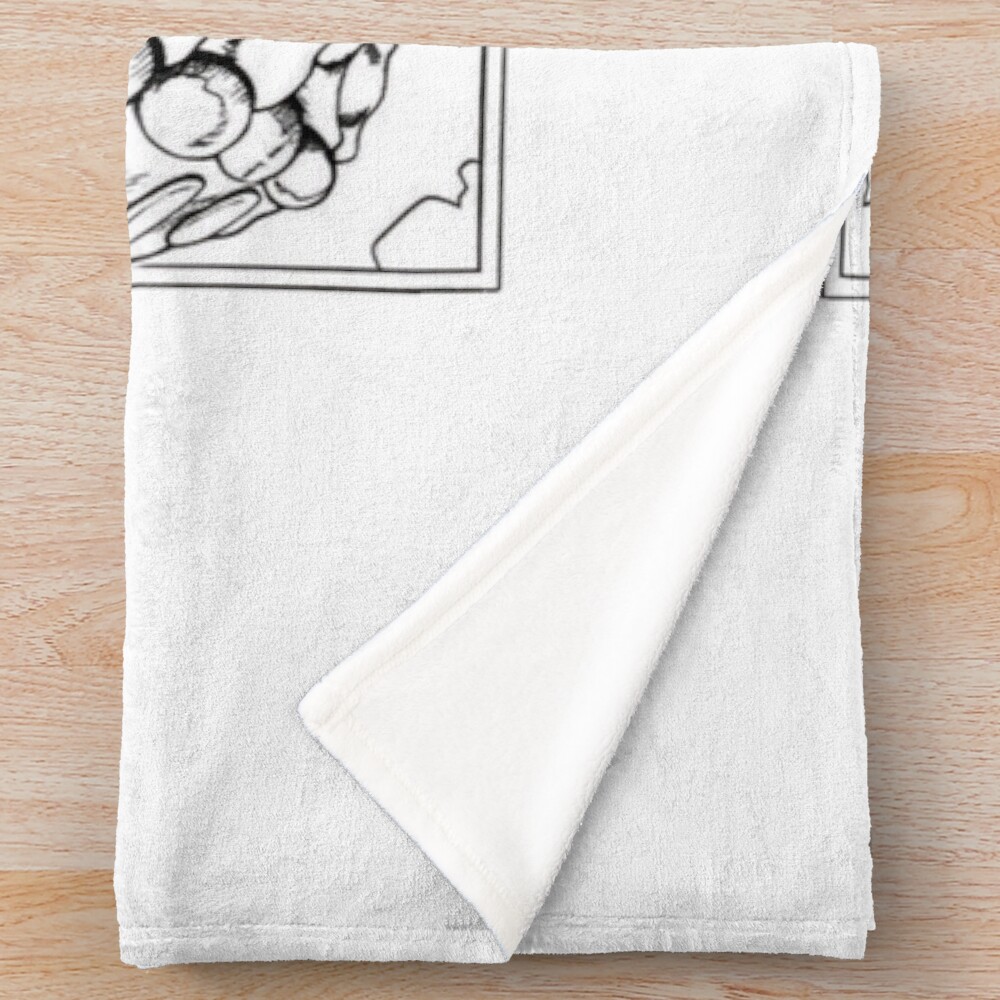 Powerful Stand User Bassic Throw Blanket - Image 2