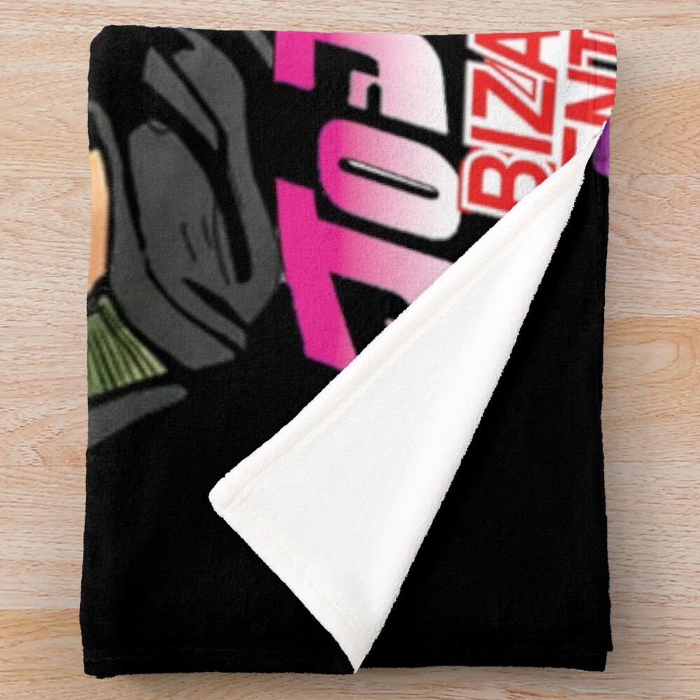 Ora Ora Man Throw Blanket - Image 2