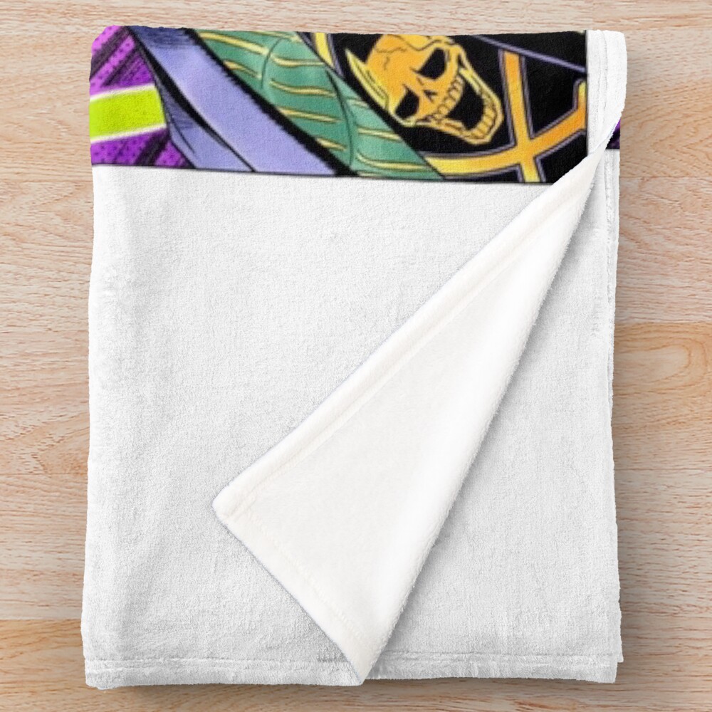 Psycho Villain Manga Panel Throw Blanket - Image 2