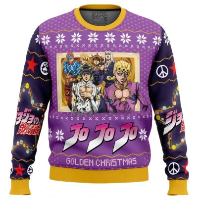 Jojo Sweater front 1 - JoJo's Bizarre Adventure UK Shop