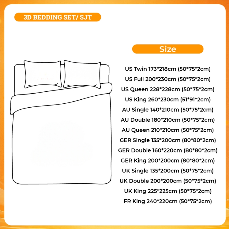 3D BEDDING SET - JoJo's Bizarre Adventure UK Shop