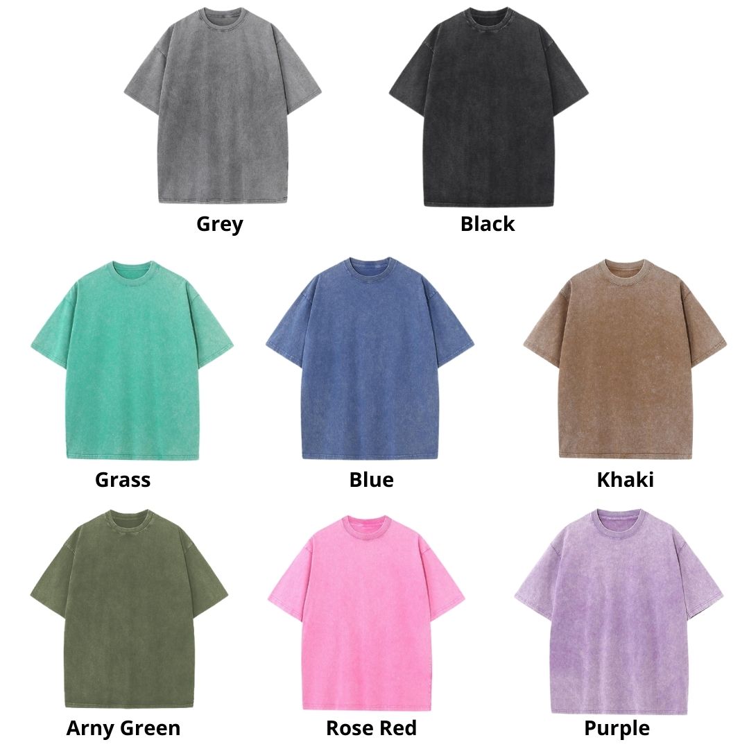 Mineral Wash T Shirt Color - JoJo's Bizarre Adventure UK Shop
